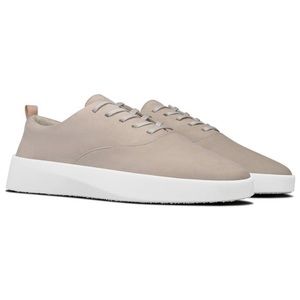 MINT Wolf & Shepherd Cruise Lace-Up Sneaker Italian Leather Warm Gray Size 11